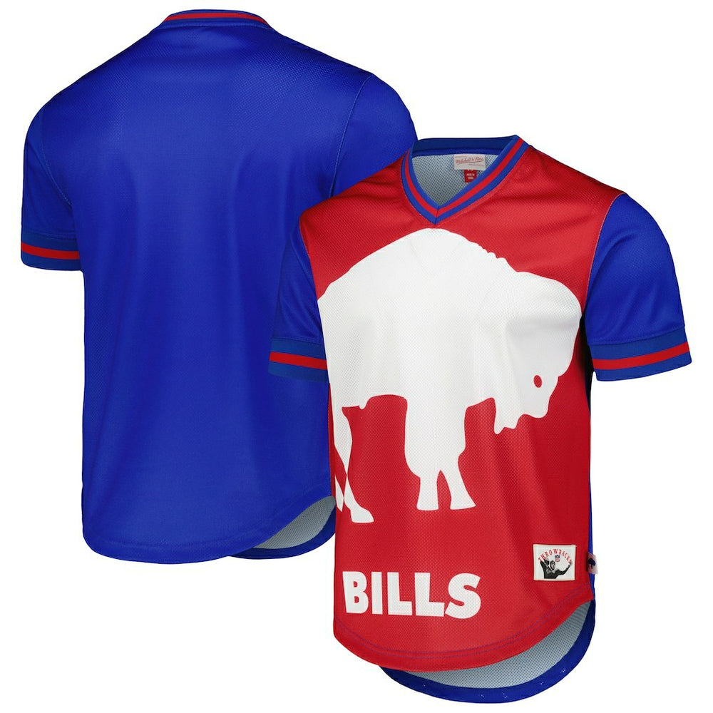 Buffalo Bills Jumbotron 3.0 Mesh V-Neck T-Shirt - Royal T-shirts