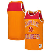 Tampa Bay Buccaneers Gridiron Classics Heritage Colorblock Tank Top - Orange/Red Tops