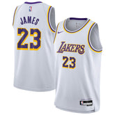 LeBron James Los Angeles Lakers Youth Swingman Jersey Association Edition White - Nike