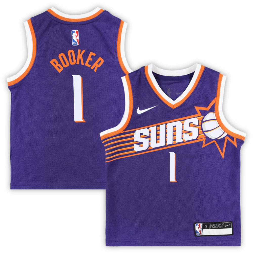 Devin Booker Phoenix Suns Preschool Swingman Player Jersey Icon Edition Purple - Nike