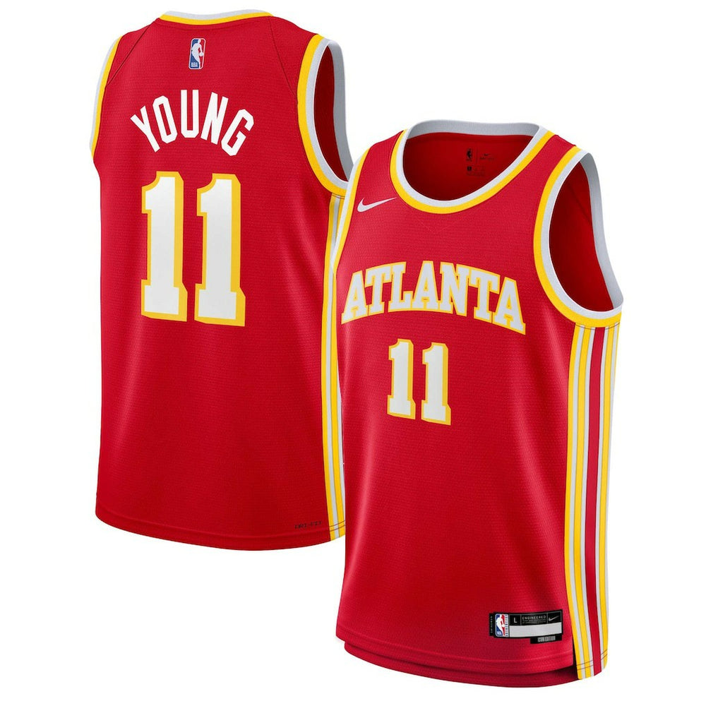 Trae Young Atlanta Hawks Youth Swingman Jersey Icon Edition Red - Nike
