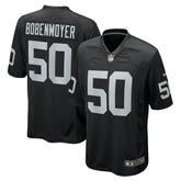 Jacob Bobenmoyer Las Vegas Raiders Game Player Jersey - Black Jerseys