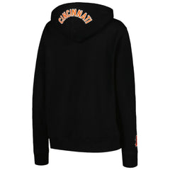 Cincinnati Bengals Pro Standard Women's Animal Print Fleece Pullover Hoodie - Black Hoodies