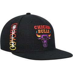 Chicago Bulls Soul High-Grade Fade Undervisor Snapback Hat Black - Mitchell & Ness outlet