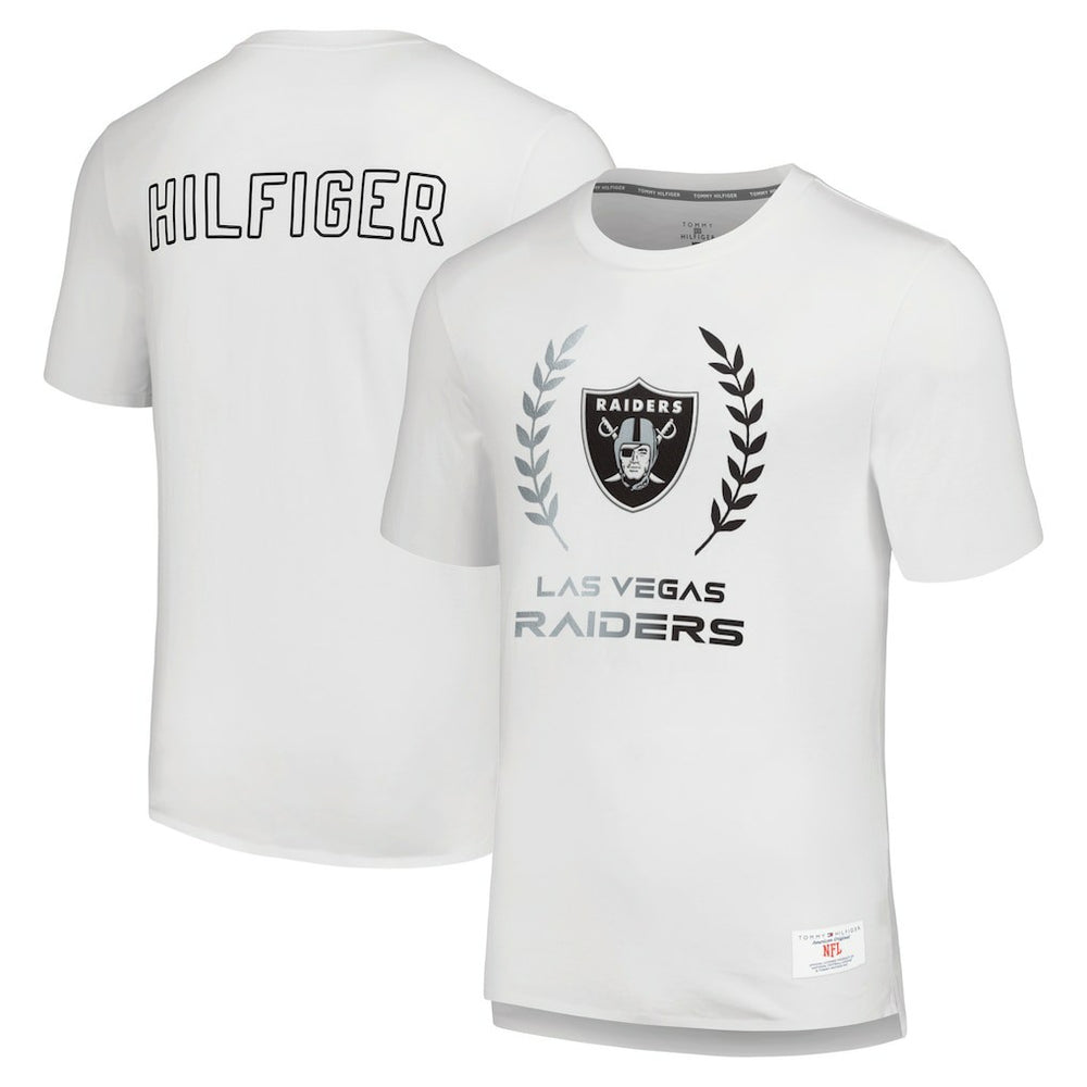 Las Vegas Raiders Tommy Hilfiger Miles T-Shirt - White T-shirts