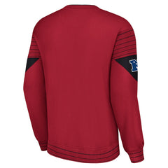 Arizona Cardinals Starter Face-Off Pullover Sweatshirt - Cardinal Pullover