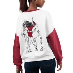 Arizona Cardinals G-III 4Her by Carl Banks Women's A-Game Pullover Sweatshirt - White Pullover