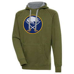 Buffalo Sabres Antigua Victory Pullover Hoodie - Olive | US 200069192