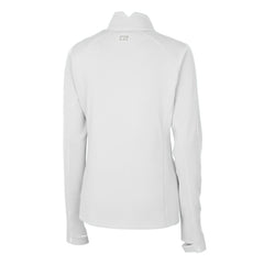 New York Yankees Cutter & Buck Women's DryTec Traverse Stretch Quarter-Zip Pullover Top - White Pullover