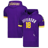 Justin Jefferson Minnesota Vikings Pro Standard Player Name & Number Hoodie T-Shirt - Purple Hoodies