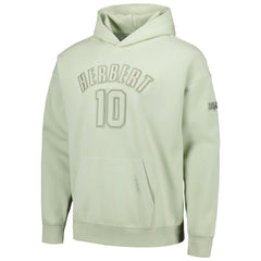 Justin Herbert Los Angeles Chargers Pro Standard Player Name & Number Pullover Hoodie - Light Green Hoodies
