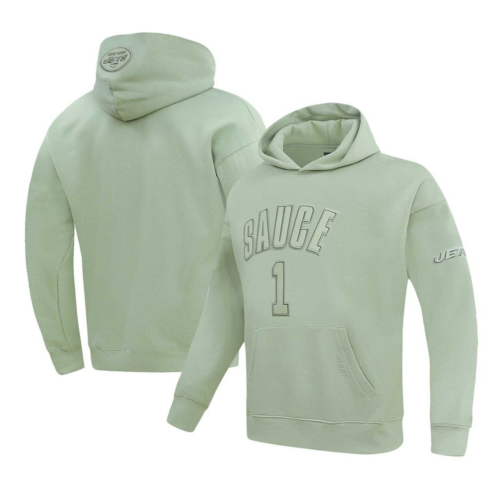 Ahmad Sauce Gardner New York Jets Pro Standard Player Name & Number Pullover Hoodie - Light Green Hoodies