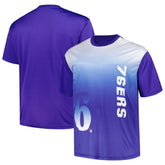 Philadelphia 76ers Big & Tall Sublimated T-Shirt Royal outlet
