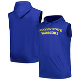 Golden State Warriors Big & Tall Jersey Muscle Pullover Hoodie Royal - Fanatics