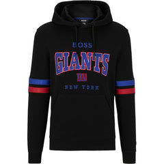 New York Giants BOSS X NFL Touchdown Pullover Hoodie - Black/Royal Hoodies