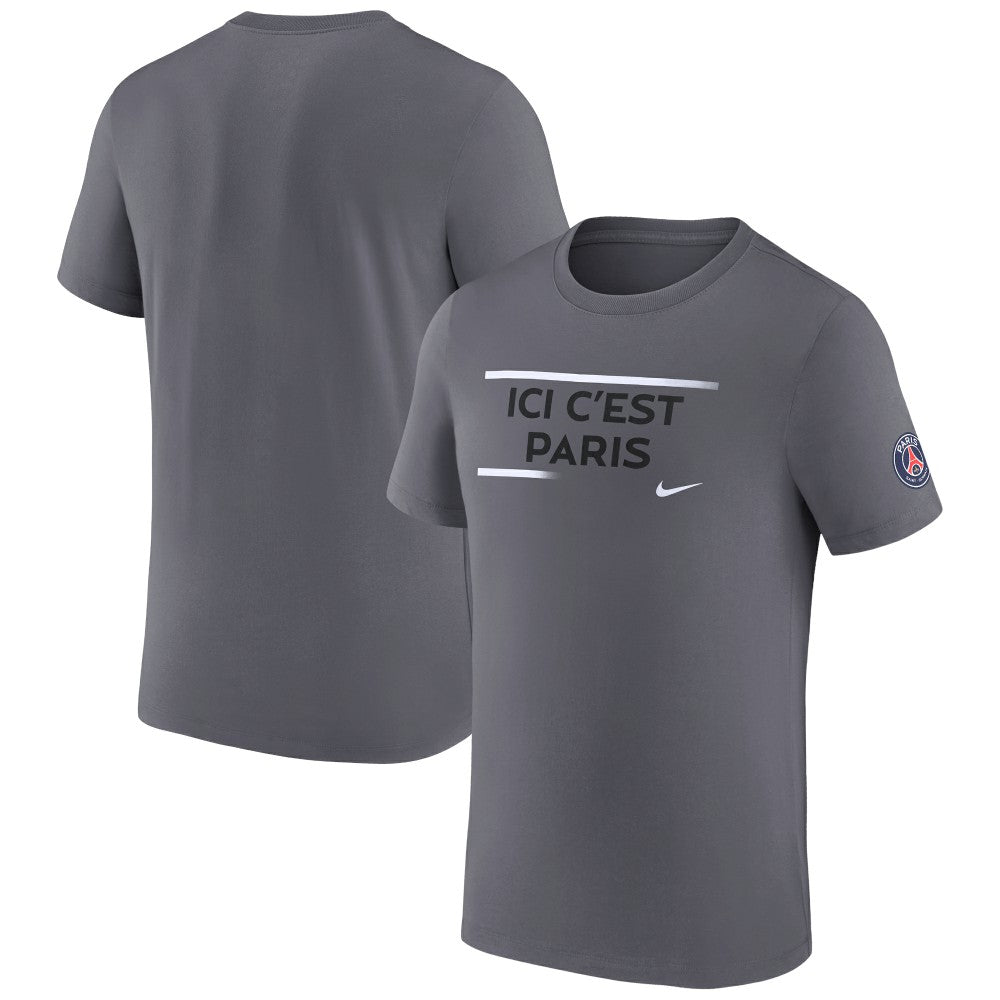 Paris Saint-Germain Verbiage T-Shirt Gray - Nike outlet
