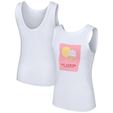 St. Louis Cardinals Lusso Style Women's Lindy Tank Top - White Tanks