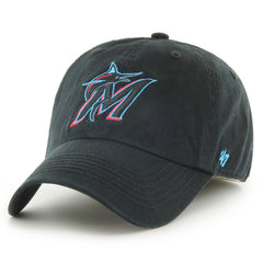 Miami Marlins '47 Franchise Logo Fitted Hat - Black Hats