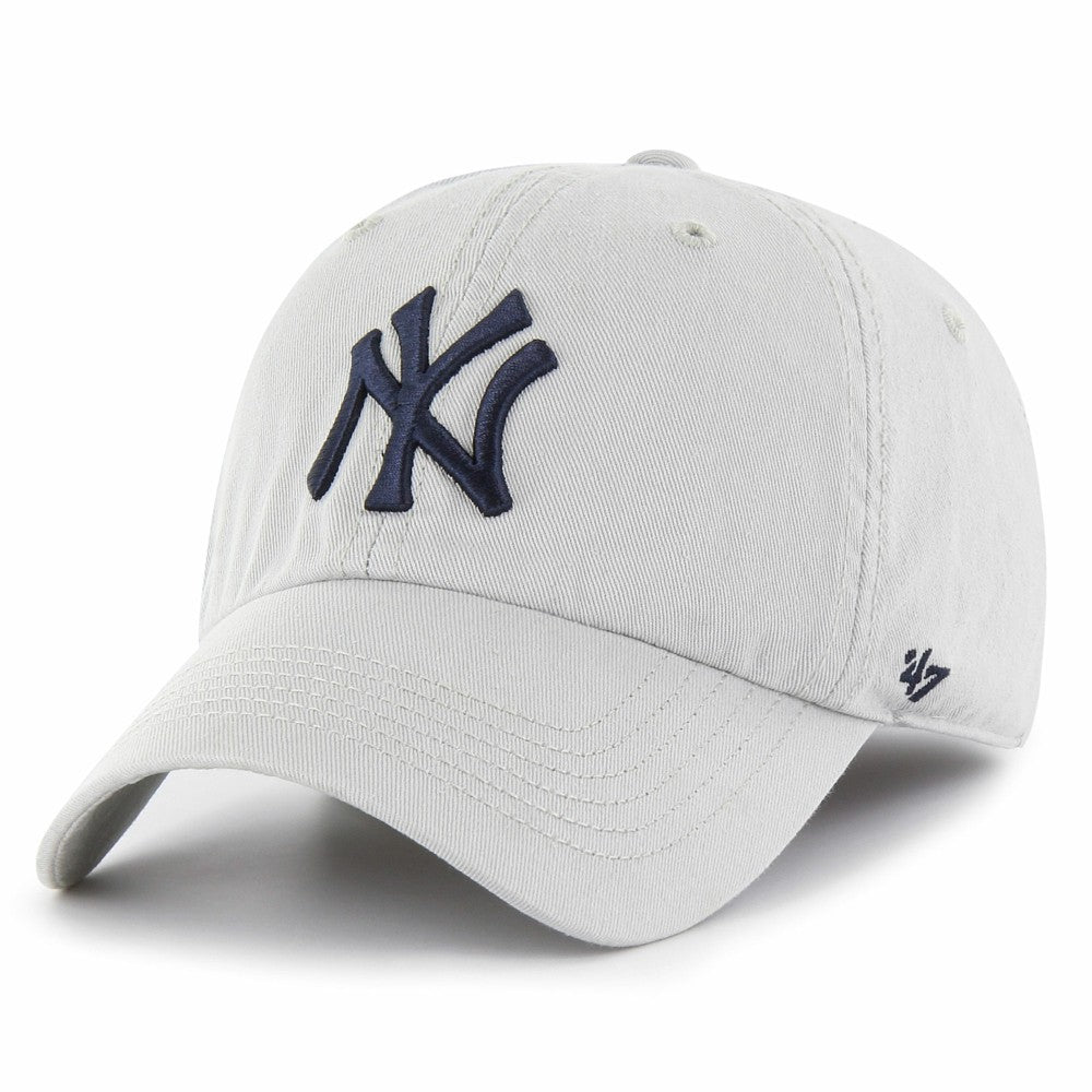 New York Yankees '47 Franchise Logo Fitted Hat - Gray Hats