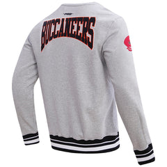 Tampa Bay Buccaneers Pro Standard Crest Emblem Pullover Sweatshirt - Heather Gray Pullover