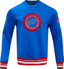 Buffalo Bills Pro Standard Crest Emblem Pullover Sweatshirt - Royal Pullover