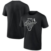 Chicago White Sox Hometown Sox State T-Shirt - Black T-shirts