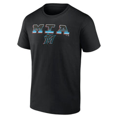 Miami Marlins Hometown Baseball 305 T-Shirt - Black T-shirts