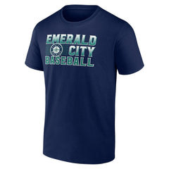 Seattle Mariners Hometown Emerald Baseball T-Shirt - Navy T-shirts