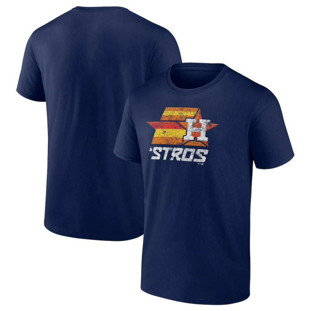 Houston Astros Hometown Throwback Stros T-Shirt - Navy T-shirts