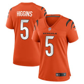 Tee Higgins Cincinnati Bengals Women's Alternate Game Jersey - Orange Jerseys