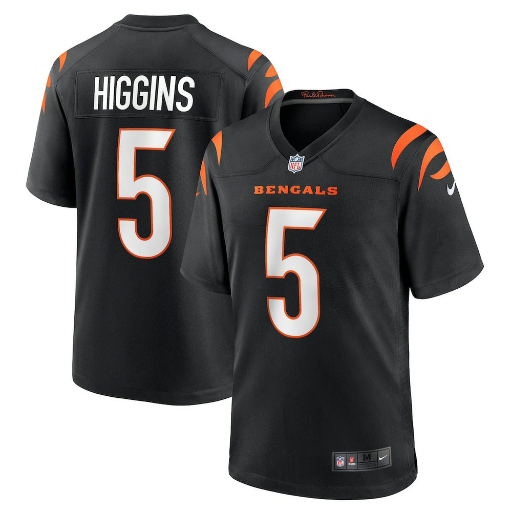 Tee Higgins Cincinnati Bengals Game Player Jersey - Black Jerseys