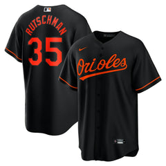 Adley Rutschman Baltimore Orioles Nike Alternate Replica Player Jersey - Black Jerseys