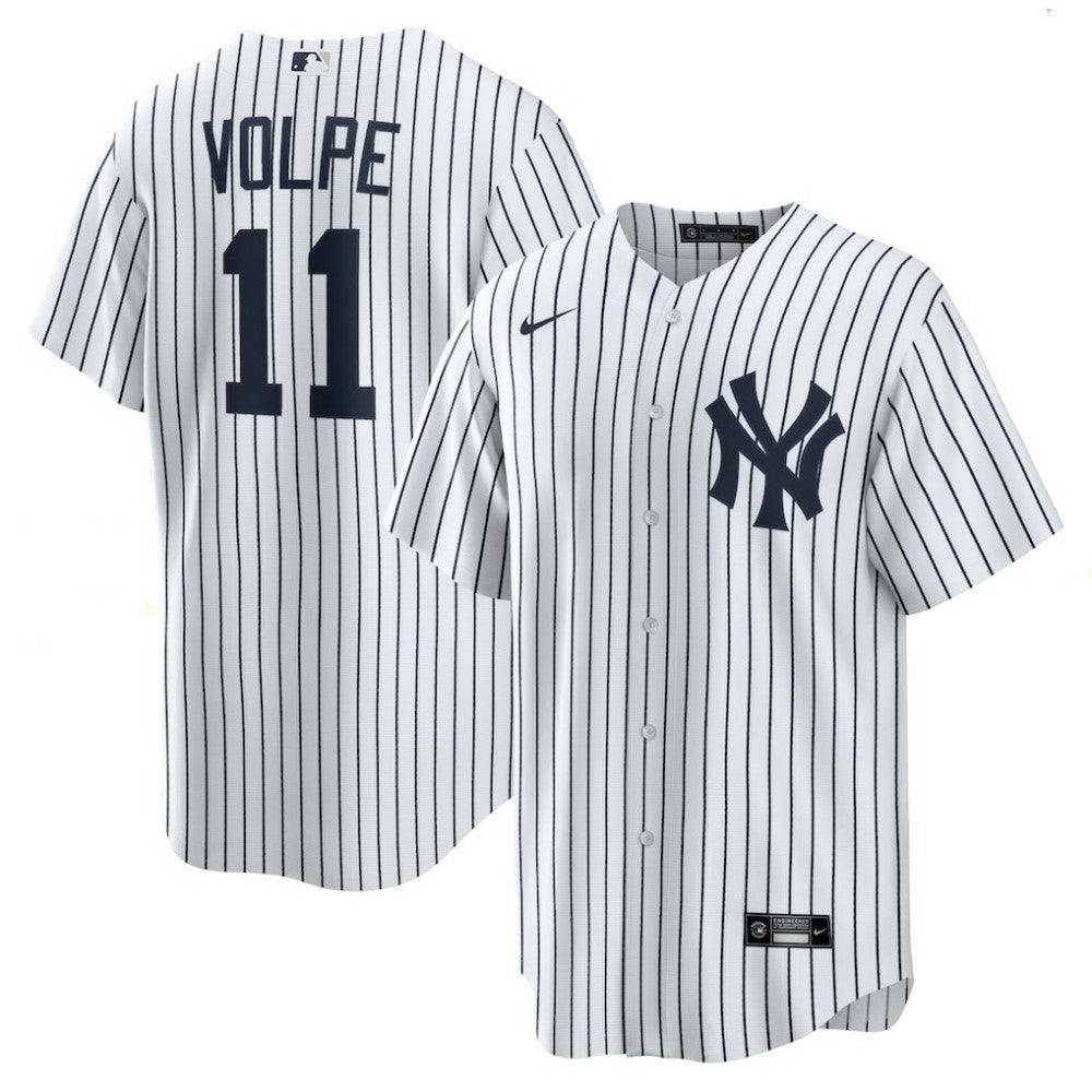 Anthony Volpe New York Yankees Nike Home Replica Player Jersey - White Jerseys