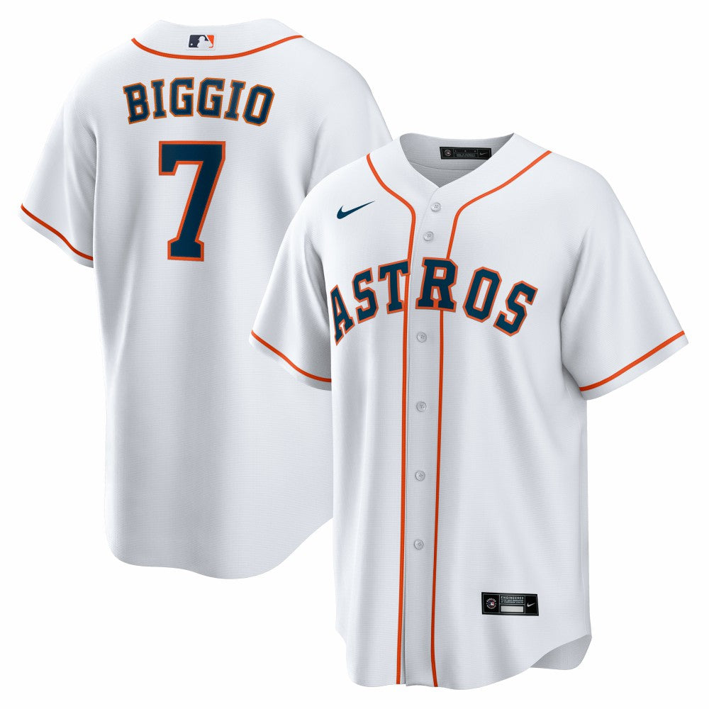 Craig Biggio Houston Astros Nike Home Retired Player Replica Jersey - White Jerseys