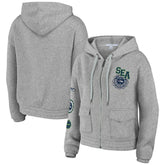 Seattle Seahawks WEAR by Erin Andrews Women's Full-Zip Hoodie - Heather Gray Hoodies
