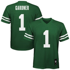 Ahmad Sauce Gardner New York Jets Youth Replica Player Jersey - Green Jerseys