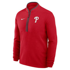 Philadelphia Phillies Nike Dri-FIT Victory Half-Zip Pullover - Red Pullover