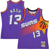 Steve Nash Phoenix Suns Hardwood Classics 1996/97 Tropical Swingman Jersey Purple - Mitchell & Ness