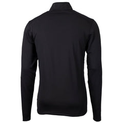 Cincinnati Reds Cutter & Buck Virtue Eco Pique Recycled Quarter-Zip Pullover Top - Black Pullover