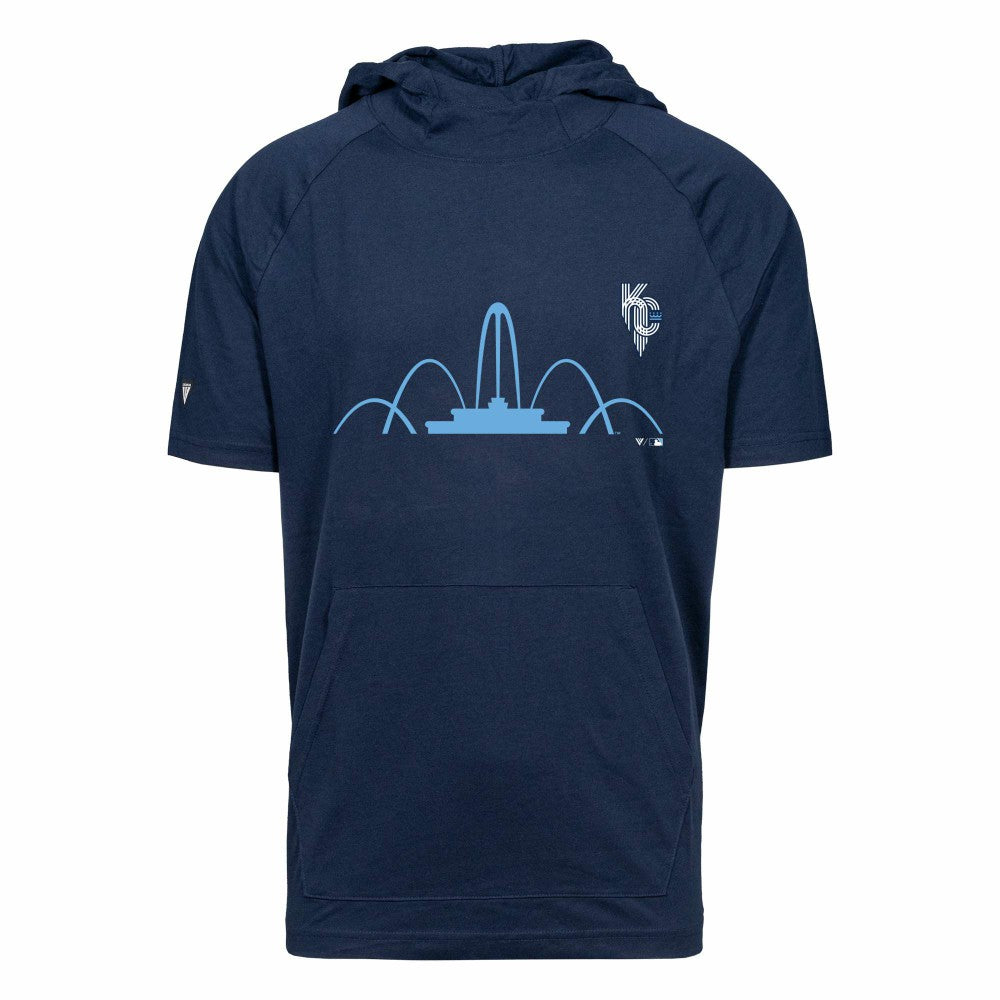 Kansas City Royals Levelwear City Connect Phase Core Hoodie T-Shirt - Navy Hoodies