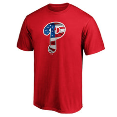 Philadelphia Phillies Banner Wave T-Shirt - Red T-shirts