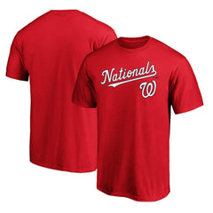 Washington Nationals Team Lockup T-Shirt - Red T-shirts
