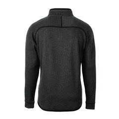 Las Vegas Raiders Cutter & Buck Helmet Mainsail Sweater-Knit Half-Zip Pullover Jacket - Charcoal Pullover