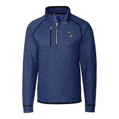 New York Giants Cutter & Buck Helmet Mainsail Sweater-Knit Half-Zip Pullover Jacket - Blue Pullover