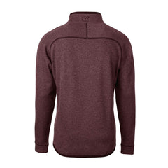 Washington Commanders Cutter & Buck Helmet Mainsail Sweater-Knit Half-Zip Pullover Jacket - Burgundy Pullover
