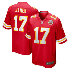 Richie James Kansas City Chiefs Game Jersey - Red Jerseys