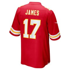 Richie James Kansas City Chiefs Game Jersey - Red Jerseys