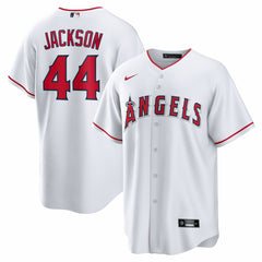 Reggie Jackson Los Angeles Angels Nike Home Retired Player Replica Jersey - White Jerseys