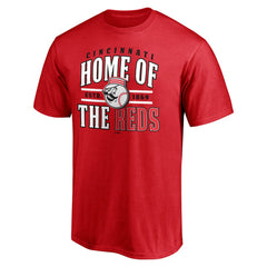 Cincinnati Reds Hometown Collection Home of The Reds T-Shirt - Red T-shirts