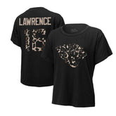 Trevor Lawrence Jacksonville Jaguars Majestic Threads Women's Leopard Player Name & Number T-Shirt - Black T-shirts
